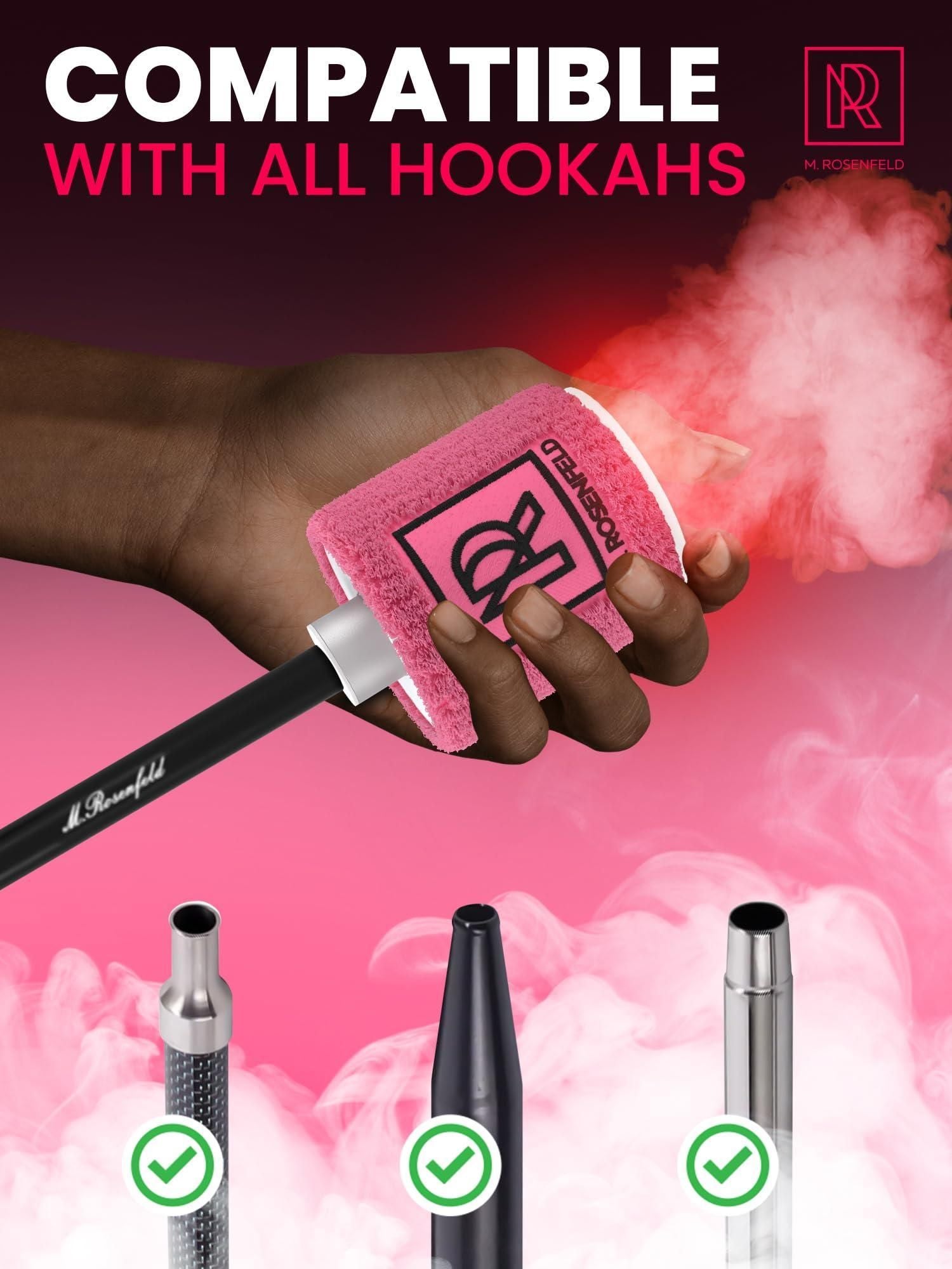 Silver Mini Hookah Pump Hookah Starter with 1000 mAh Rechargeable Battery Electric Hookah Starter Vacuum Kit with Led Light