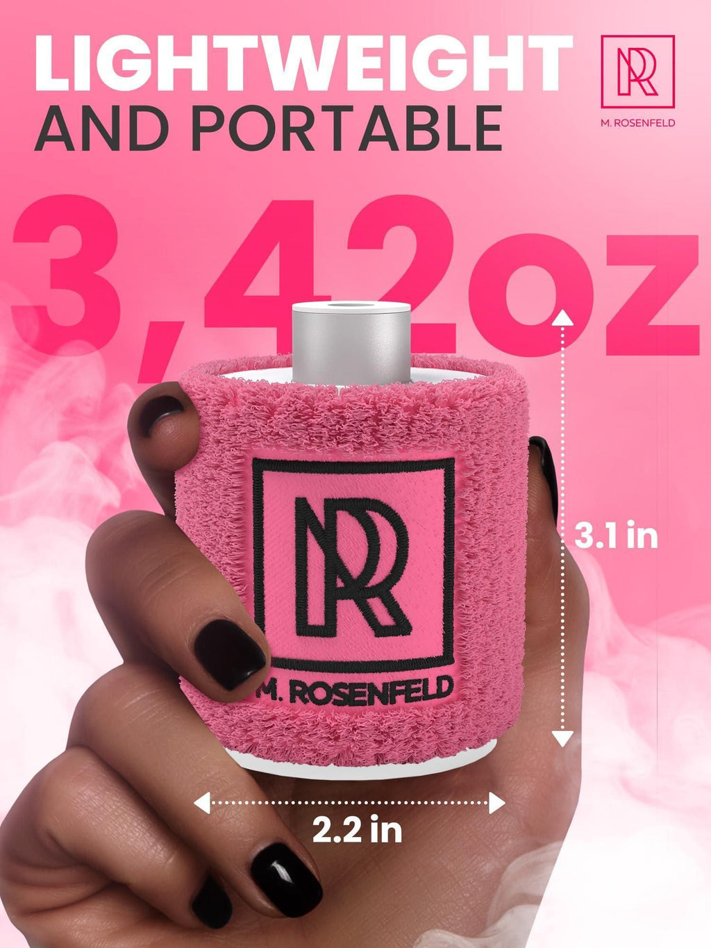 Silver Mini Hookah Pump Hookah Starter with 1000 mAh Rechargeable Battery Electric Hookah Starter Vacuum Kit with Led Light